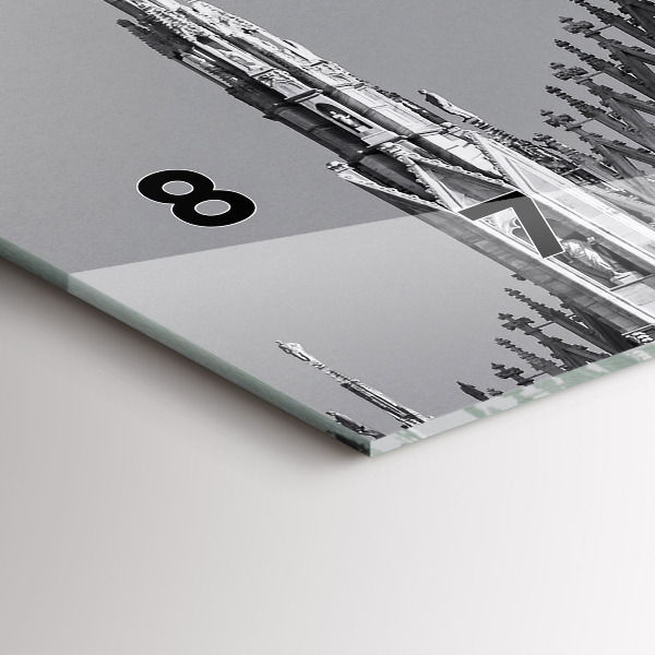 Ceas orizontale de perete din sticlă Catedrala Duomo di Milano