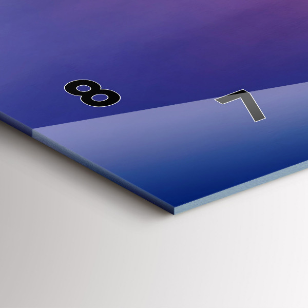 Ceas orizontale de perete din sticlă Inscripția amintirilor