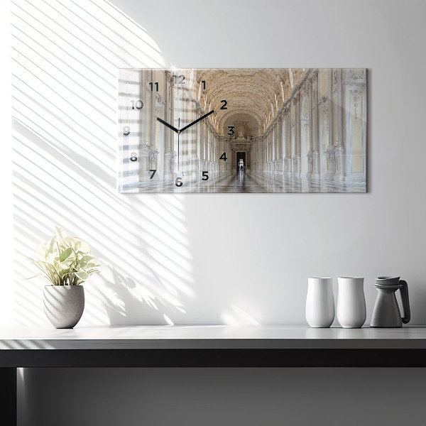 Ceas orizontale de perete din sticlă Muzeul La Veneria Reale