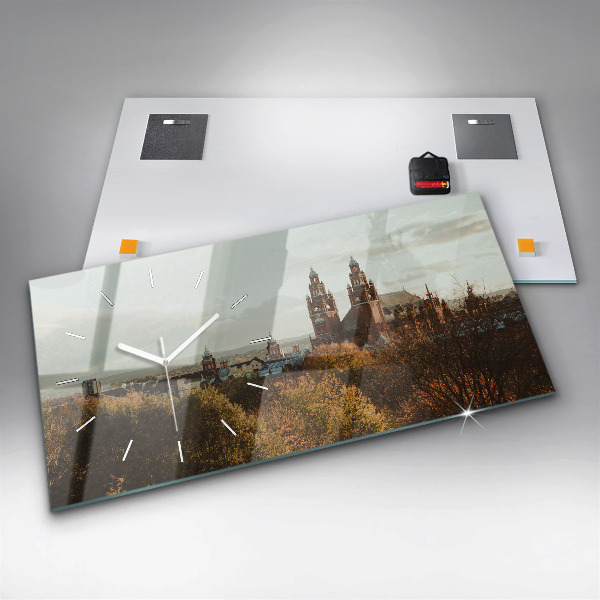 Ceas orizontale de perete din sticlă Galeria de Artă din Glasgow