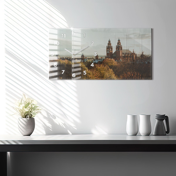Ceas orizontale de perete din sticlă Galeria de Artă din Glasgow