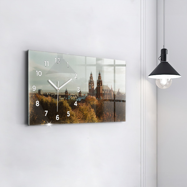 Ceas orizontale de perete din sticlă Galeria de Artă din Glasgow