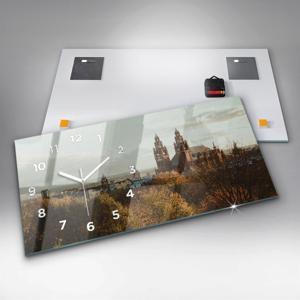 Ceas orizontale de perete din sticlă Galeria de Artă din Glasgow