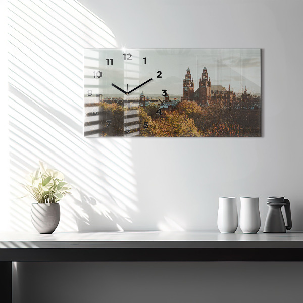 Ceas orizontale de perete din sticlă Galeria de Artă din Glasgow