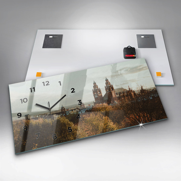 Ceas orizontale de perete din sticlă Galeria de Artă din Glasgow