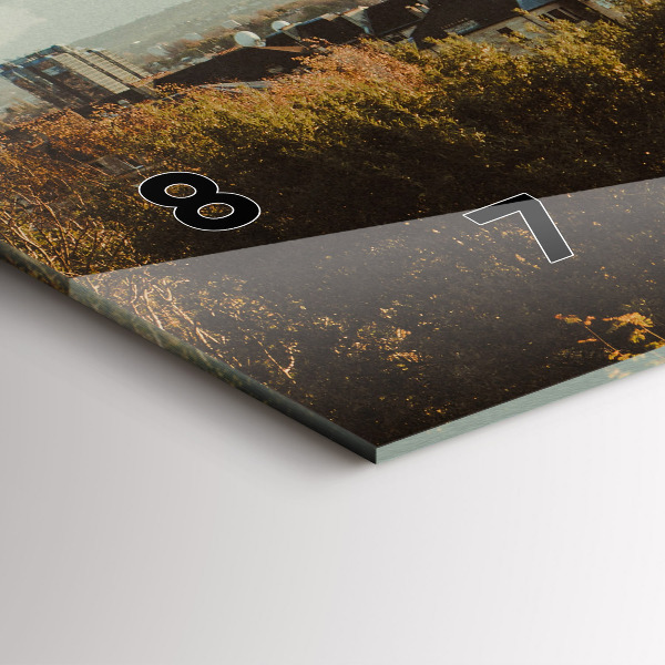 Ceas orizontale de perete din sticlă Galeria de Artă din Glasgow