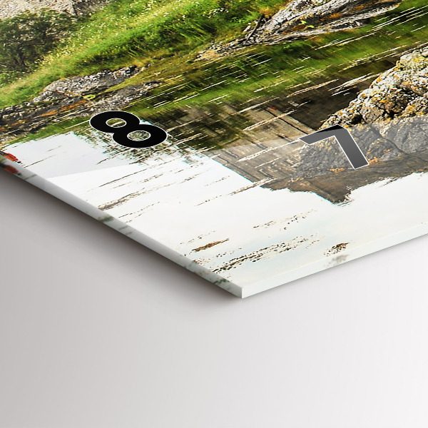 Ceas orizontale de perete din sticlă Castelul Eilean Donan, Scoția