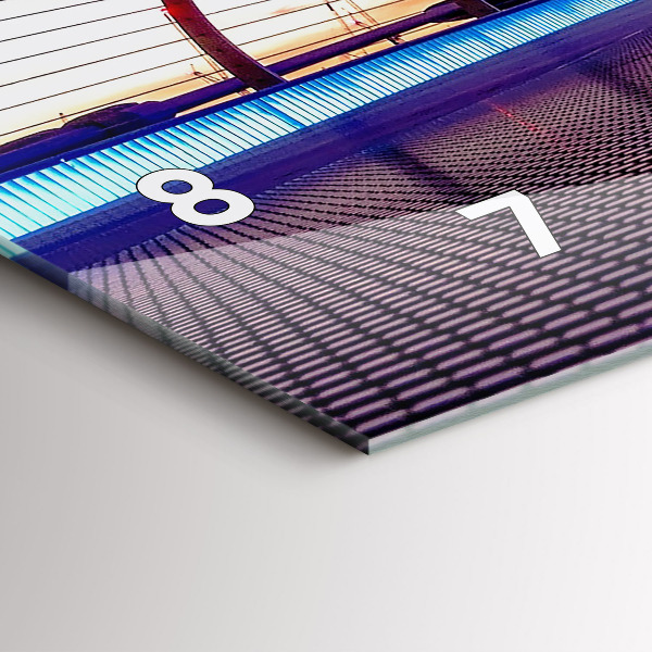 Ceas orizontale de perete din sticlă Catedrala Sf. Paul