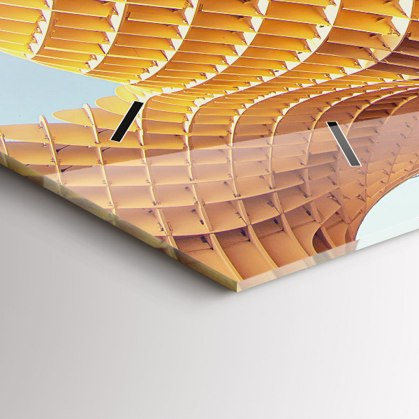 Ceas orizontale de perete din sticlă Belvedere din Sevilla