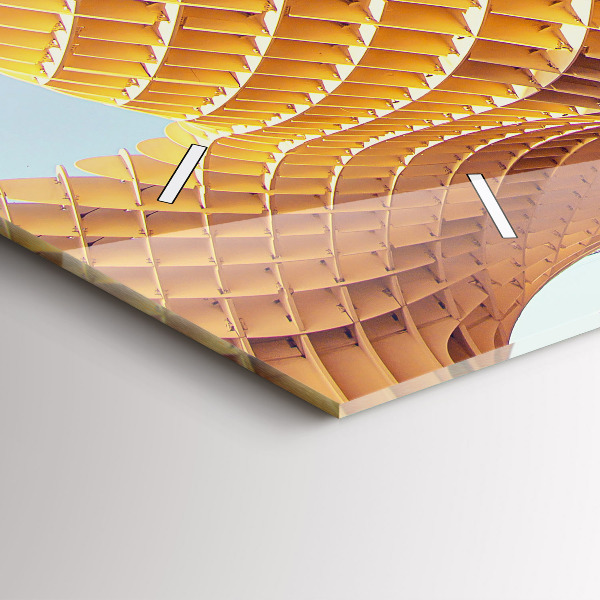 Ceas orizontale de perete din sticlă Belvedere din Sevilla