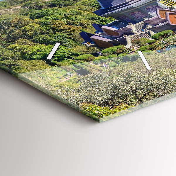 Ceas orizontale de perete din sticlă Parcul național Chiang Mai