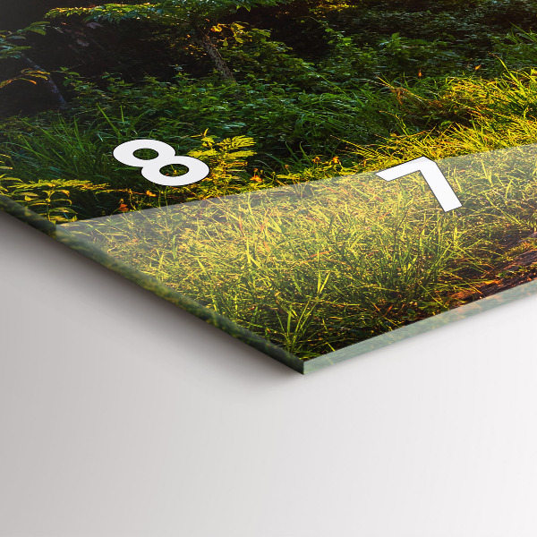 Ceas orizontale de perete din sticlă Parcul Surat Thani Thailanda