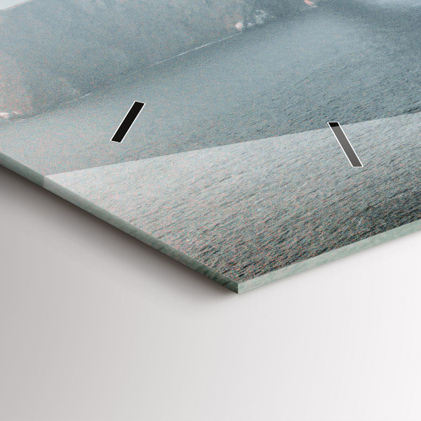 Ceas orizontale de perete din sticlă Podul Golden Gate