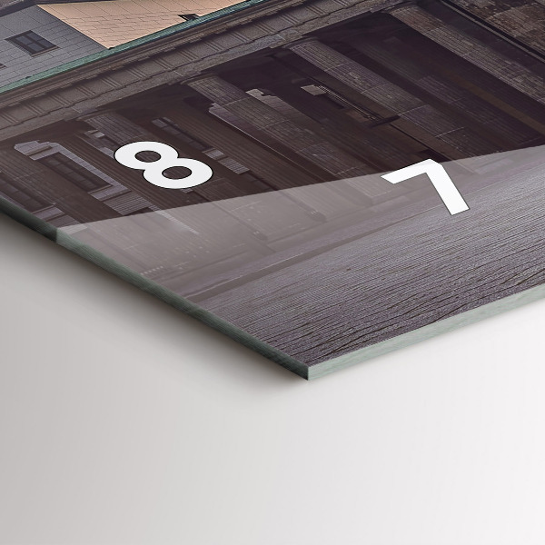 Ceas orizontale de perete din sticlă Poarta Brandenburg