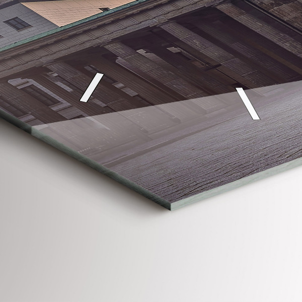 Ceas orizontale de perete din sticlă Poarta Brandenburg