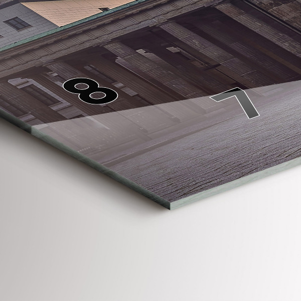 Ceas orizontale de perete din sticlă Poarta Brandenburg