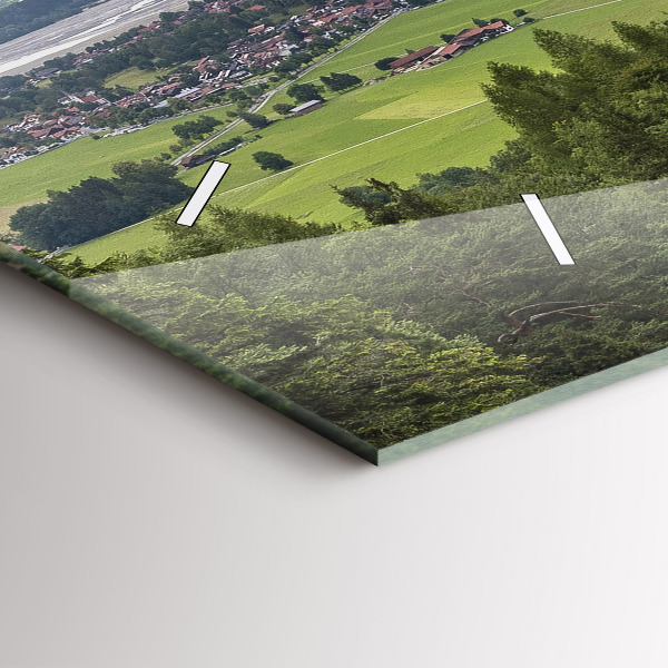 Ceas orizontale de perete din sticlă Castelul Neuschwanstein