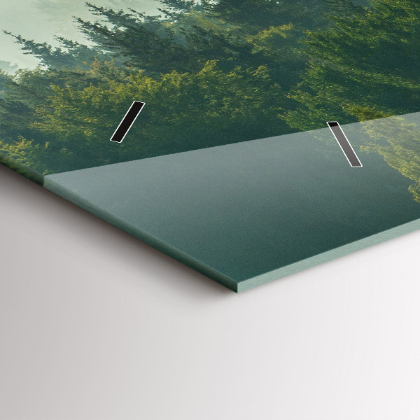 Ceas orizontale de perete din sticlă Beskids răsărit