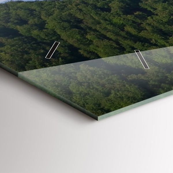 Ceas orizontale de perete din sticlă Sokolica Wierch în Munții Pieniny