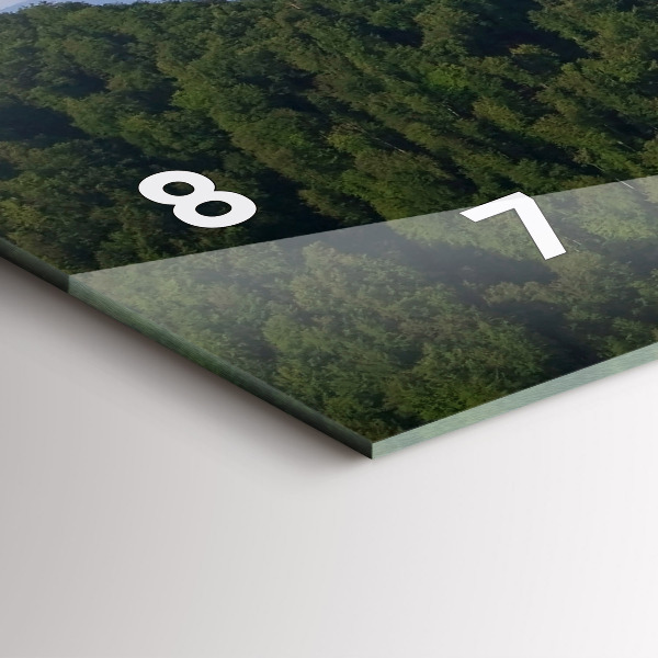 Ceas orizontale de perete din sticlă Sokolica Wierch în Munții Pieniny