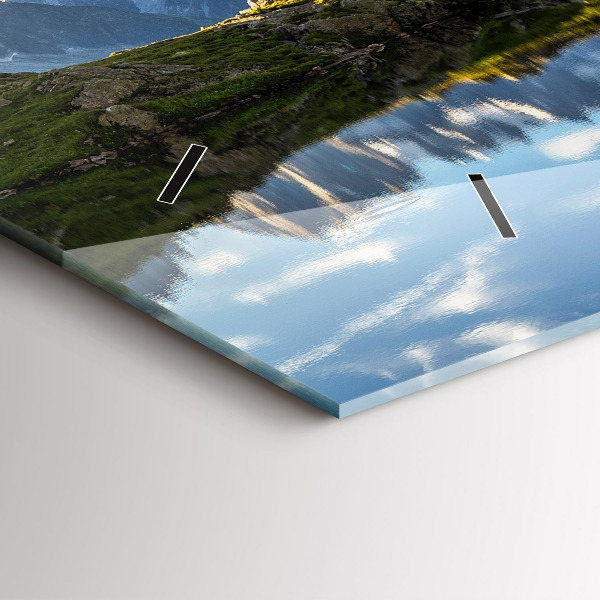 Ceas orizontale de perete din sticlă Valea Chamonix, Alpii francezi