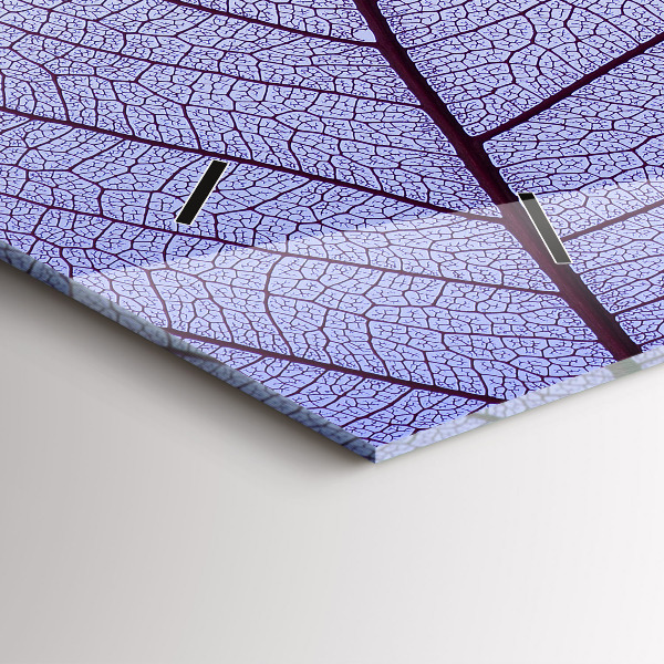 Ceas orizontale de perete din sticlă Natura pleacă