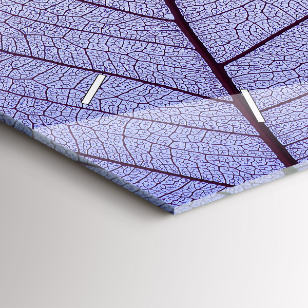 Ceas orizontale de perete din sticlă Natura pleacă