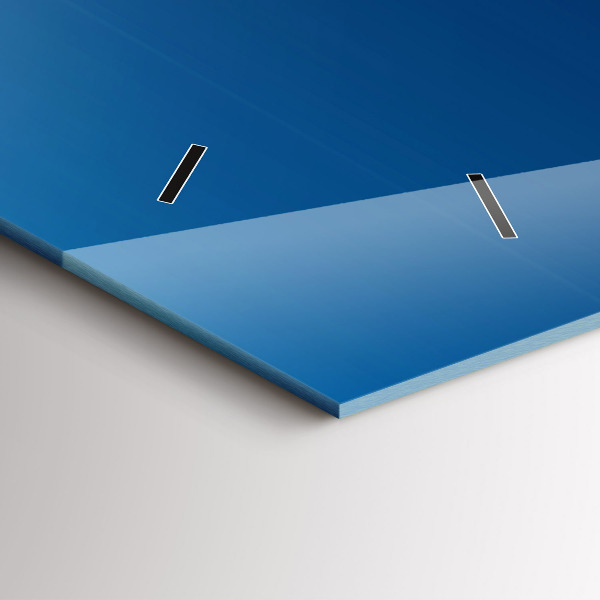 Ceas orizontale de perete din sticlă Abstracția ornamentală