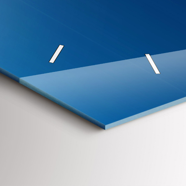 Ceas orizontale de perete din sticlă Abstracția ornamentală