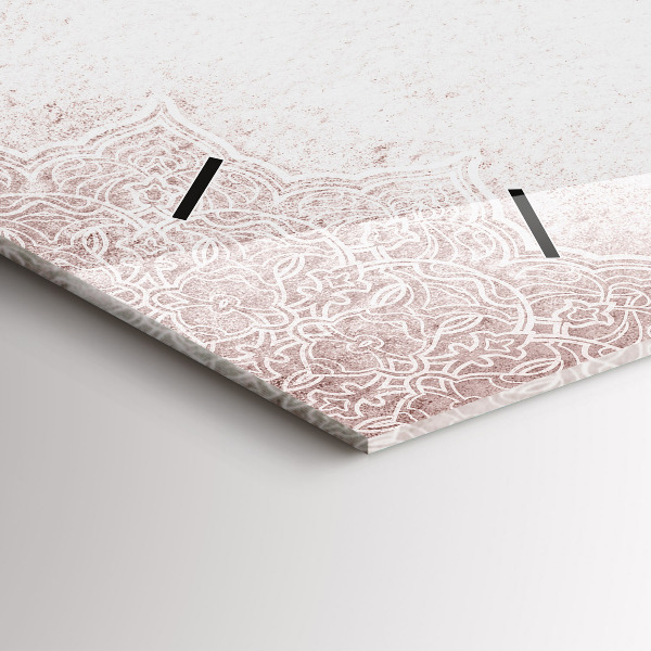 Ceas orizontale de perete din sticlă Model decorativ