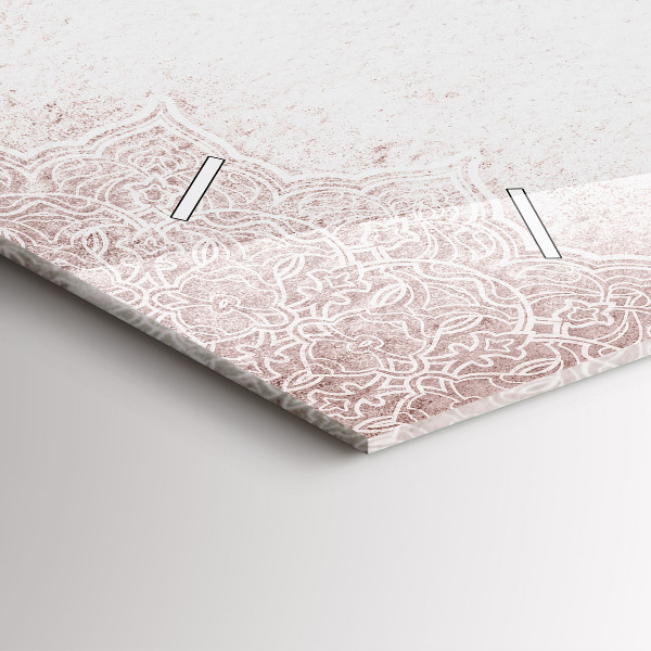 Ceas orizontale de perete din sticlă Model decorativ