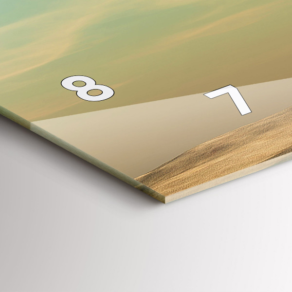 Ceas orizontale de perete din sticlă Elefant într-un copac