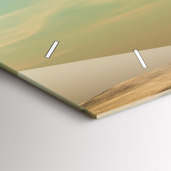 Ceas orizontale de perete din sticlă Elefant într-un copac