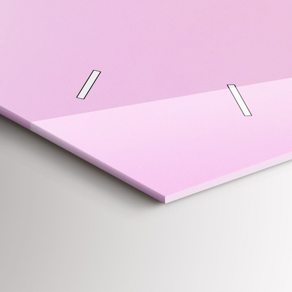 Ceas orizontale de perete din sticlă Inimă făcută din flori