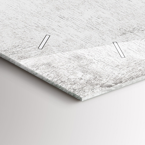 Ceas orizontale de perete din sticlă Plante decorative