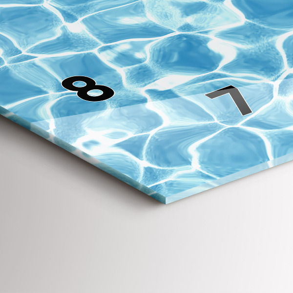 Ceas orizontale de perete din sticlă Păpădie flamingo