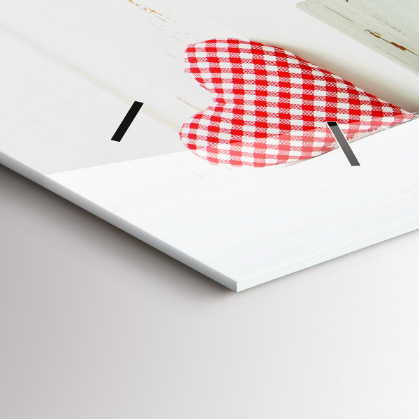 Ceas orizontale de perete din sticlă Inscripția casei