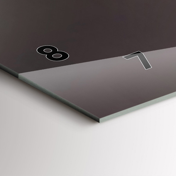 Ceas orizontale de perete din sticlă Un pahar de vin roșu