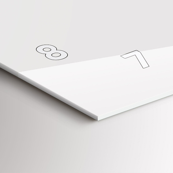 Ceas orizontale de perete din sticlă Fazele lunii și ochiul