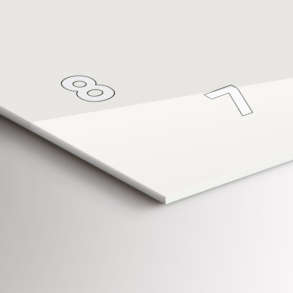 Ceas orizontale de perete din sticlă Fazele lunii