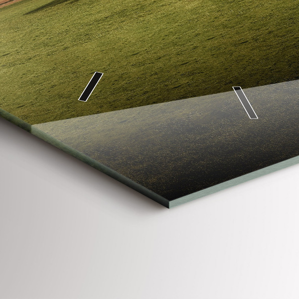 Ceas orizontale de perete din sticlă Stonehenge Nimbostratus