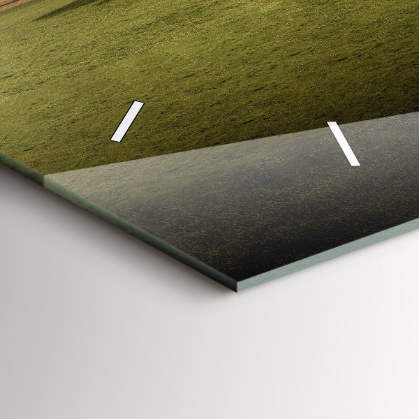 Ceas orizontale de perete din sticlă Stonehenge Nimbostratus