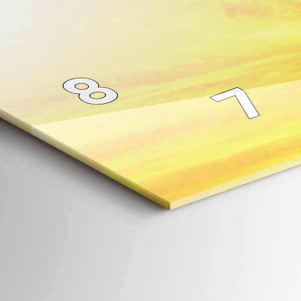 Ceas orizontale de perete din sticlă Turnul Eiffel din Paris