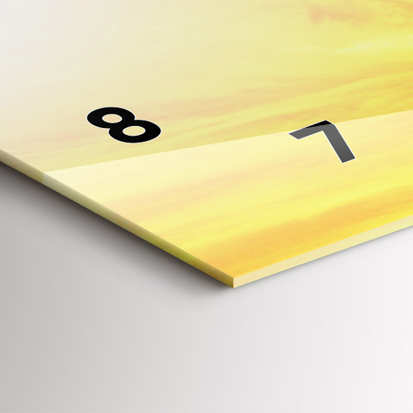 Ceas orizontale de perete din sticlă Turnul Eiffel din Paris