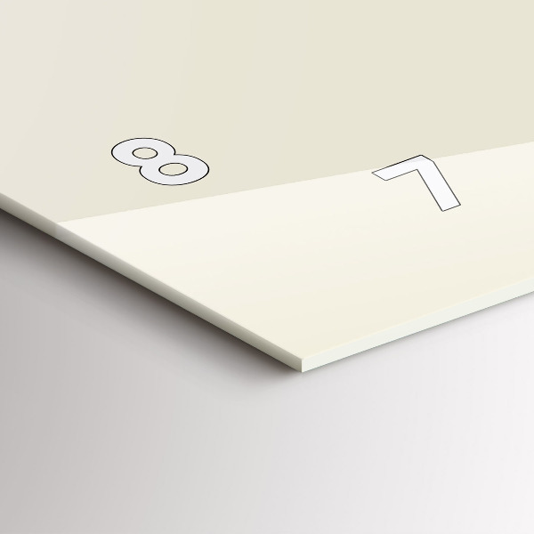 Ceas orizontale de perete din sticlă Un bărbat cu barbă și pipă