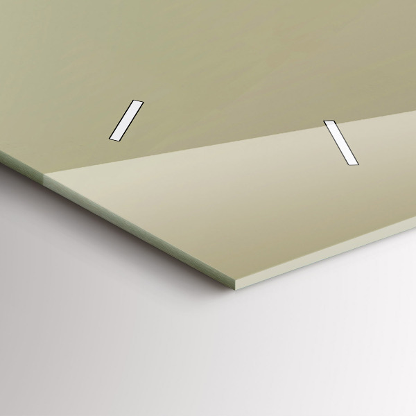 Ceas orizontale de perete din sticlă Elan grafic