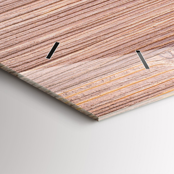 Ceas orizontale de perete din sticlă Ardei