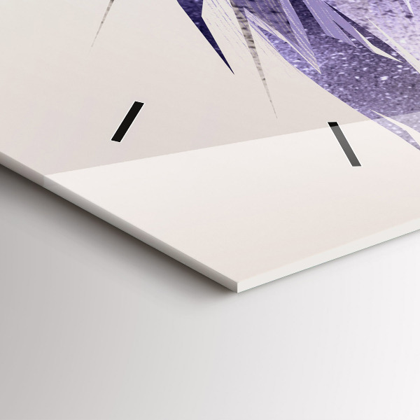 Ceas orizontale de perete din sticlă Pasăre de prădăre