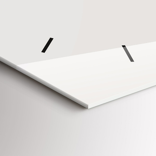 Ceas orizontale de perete din sticlă portretul pictat al unui tigru