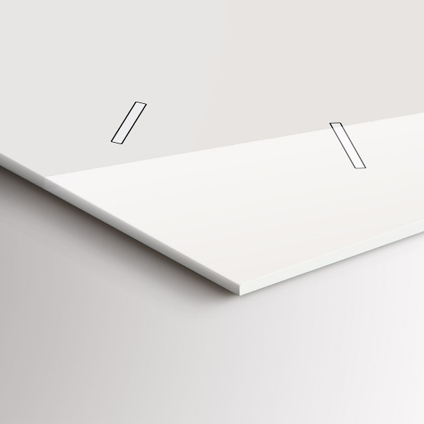 Ceas orizontale de perete din sticlă portretul pictat al unui tigru